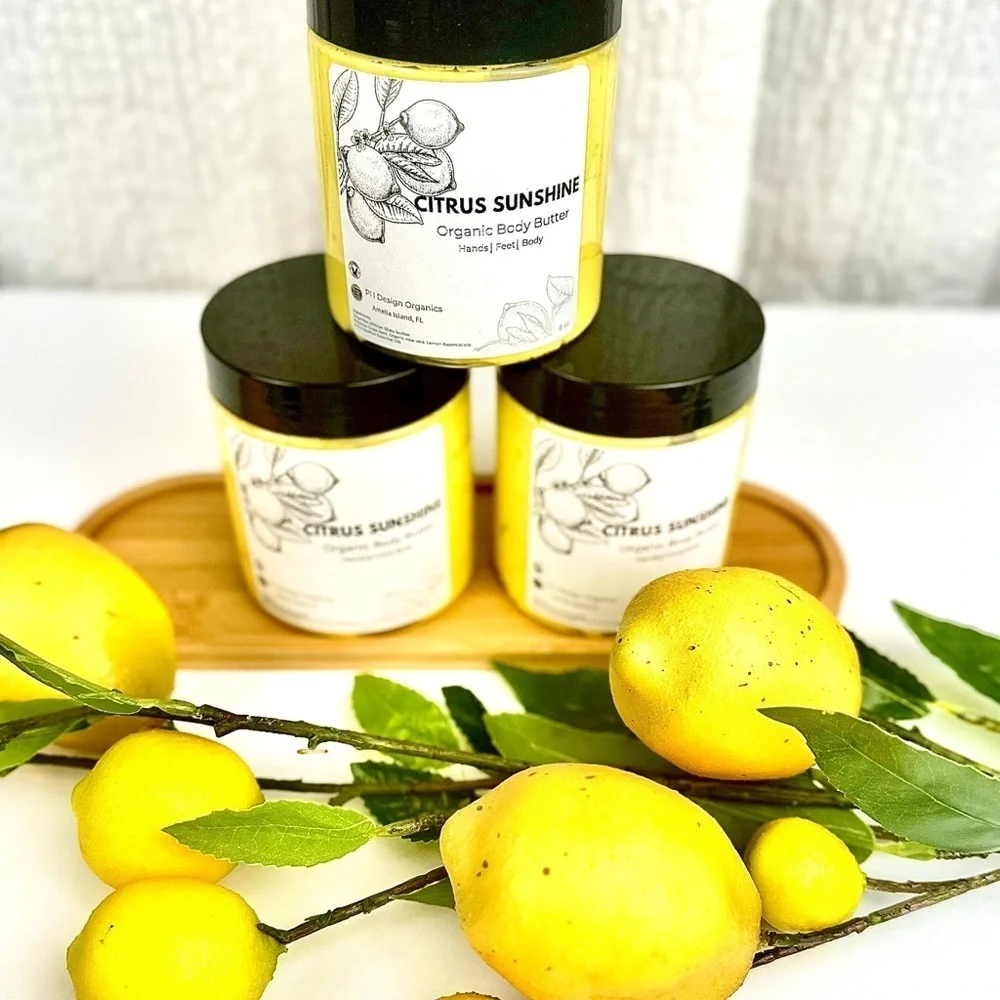 Citrus Sunshine 8oz-Body‎ Butter W/Aloe and essential oils-Grapefruit